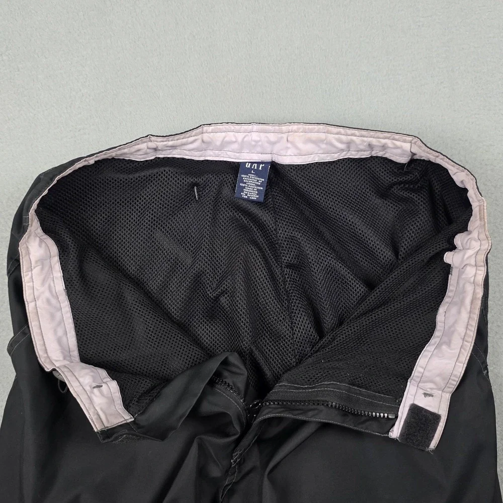 VINTAGE‎ Gap Pants Womens Large Black Pink Baggy Paratrooper Wide Leg Floral 90s - Picture 13 of 16